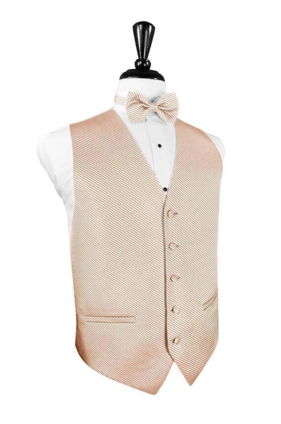 Rose gold tux vest new arrivals
