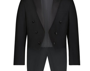 40 Reg After Six Black Peak Tailcoat Very Nice Men