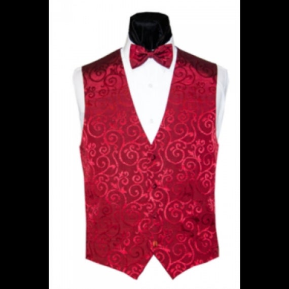 Moss Tapestry Tuxedo Vest Moss Tapestry Tuxedo Vest