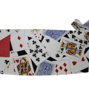 Las Vegas Casino Carte da gioco Smoking formale Matrimonio Ballo di fine anno Cravatta nera Fascia papillon Carte magiche Carte del mago Fascia papillon Vegas