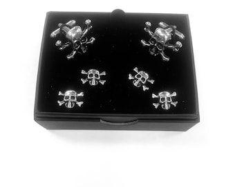 Skull & Crossbones Studs and Cufflinks