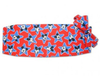 Cartoon Mouse Star Cummerbund and Bow Tie Set