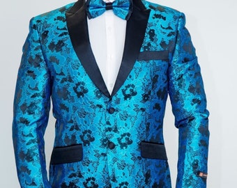 turquoise blue jacket
