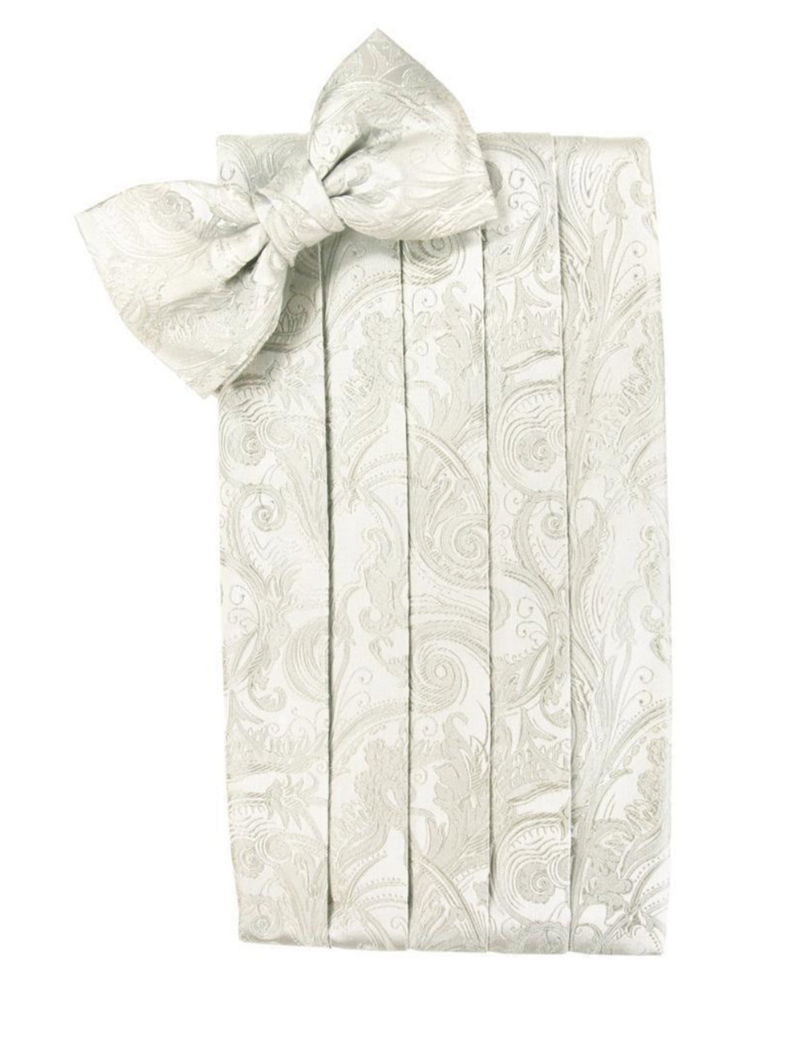 Ivory Tuxedo Cummerbund and Bow Tie Sets in Assorted Patterns Etsy