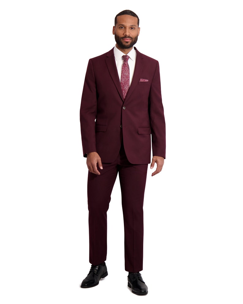 Trendy Function Readymade Suit Collection Burgundy Crepe Pant Straight