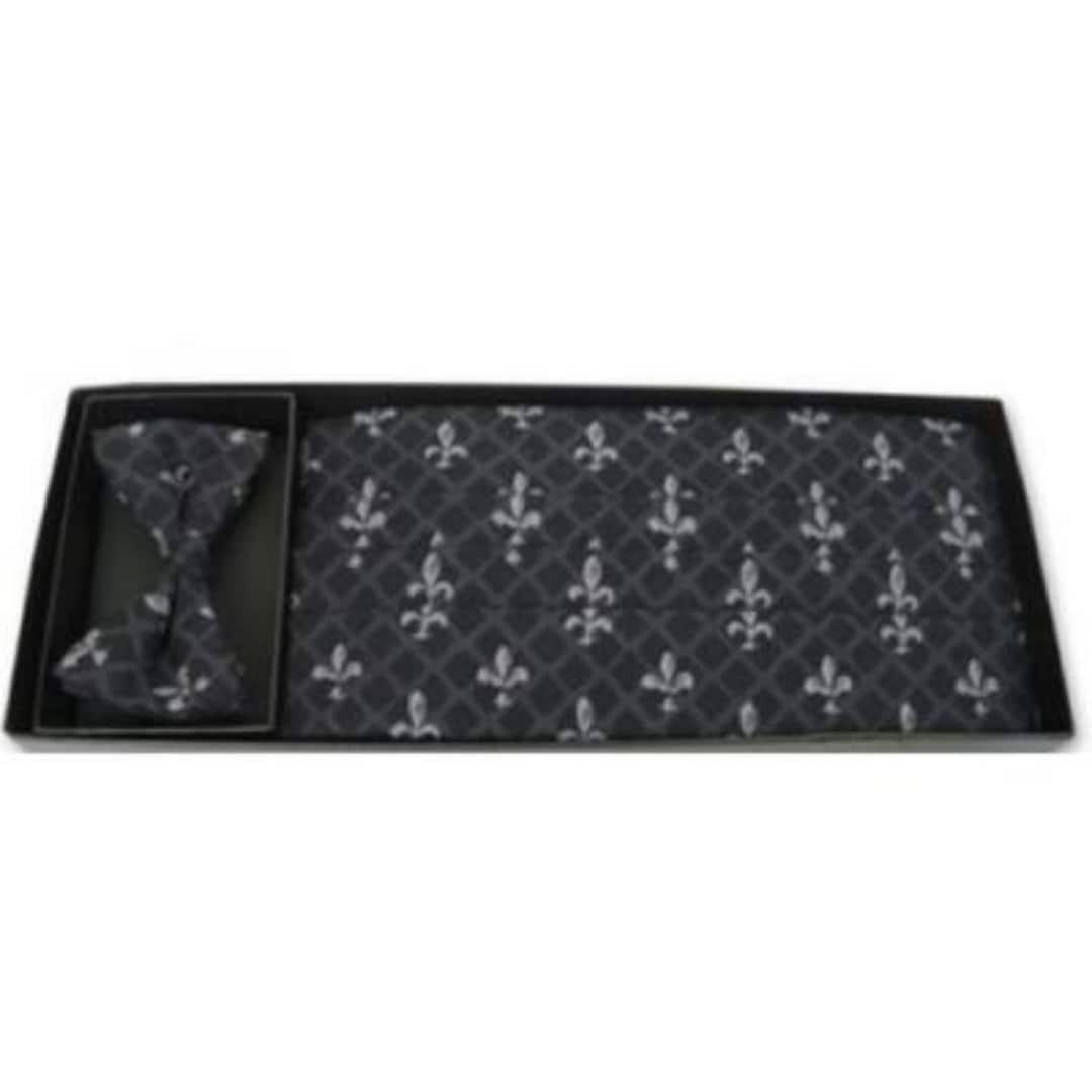 Mardi Gras Grid Cummerbund and Bow Tie Etsy