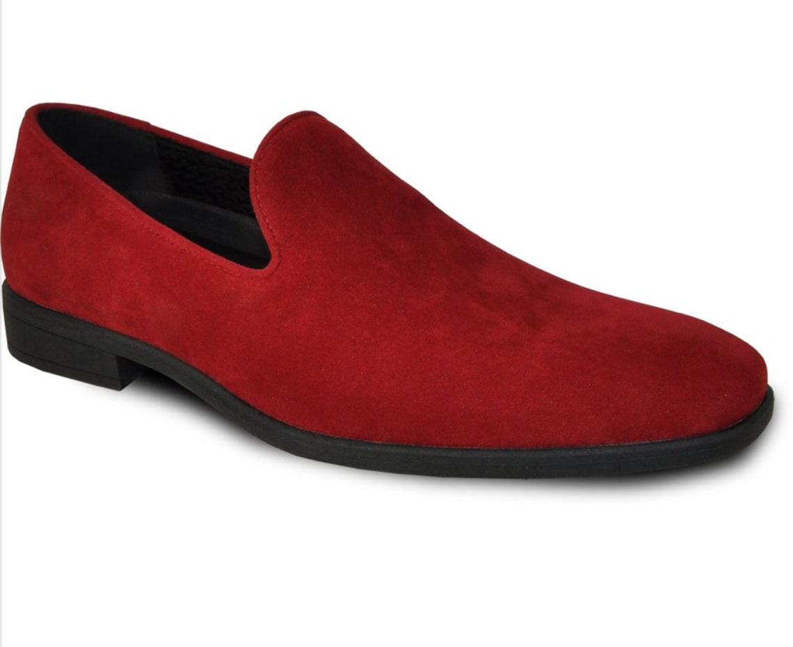 suede tuxedo loafers