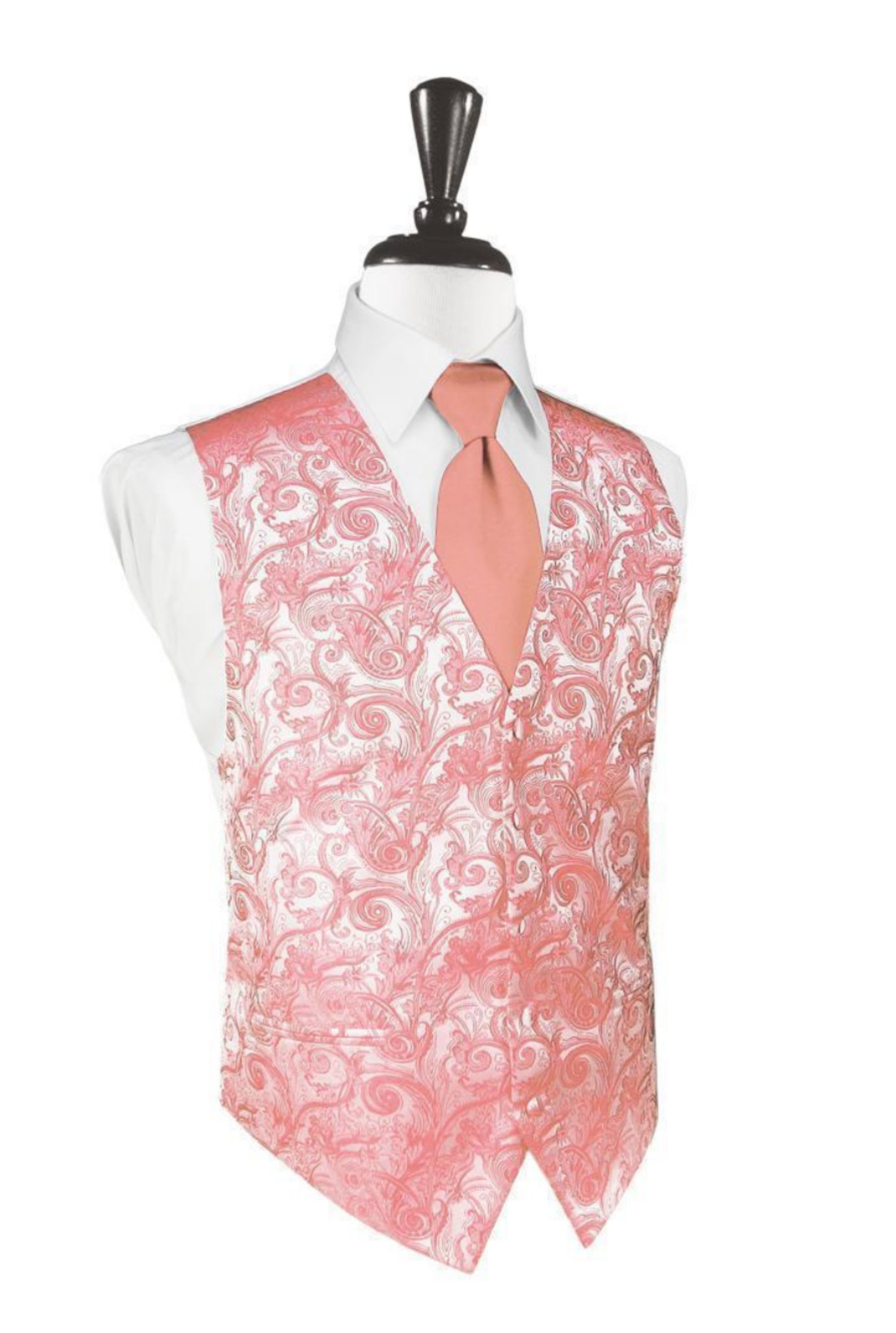 Coral Reef Tapestry Tuxedo Vest