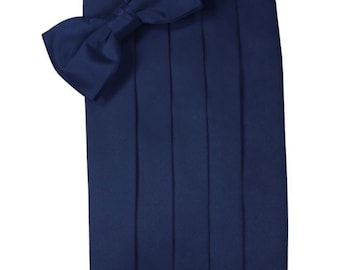 Peacock Blue Tuxedo Cummerbund and Bow Tie Sets in Assorted Patterns