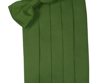 Clover Green Tuxedo Cummerbund and Bow Tie Sets in Assorted Patterns