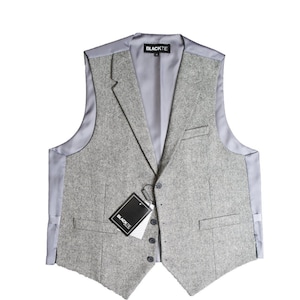Black & White Camdyn Tweed Vest