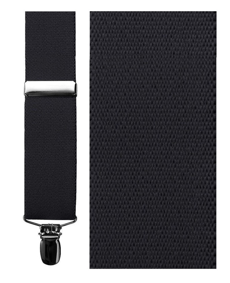 Catania Premium Elastic Suspenders Couleurs assorties Charcoal