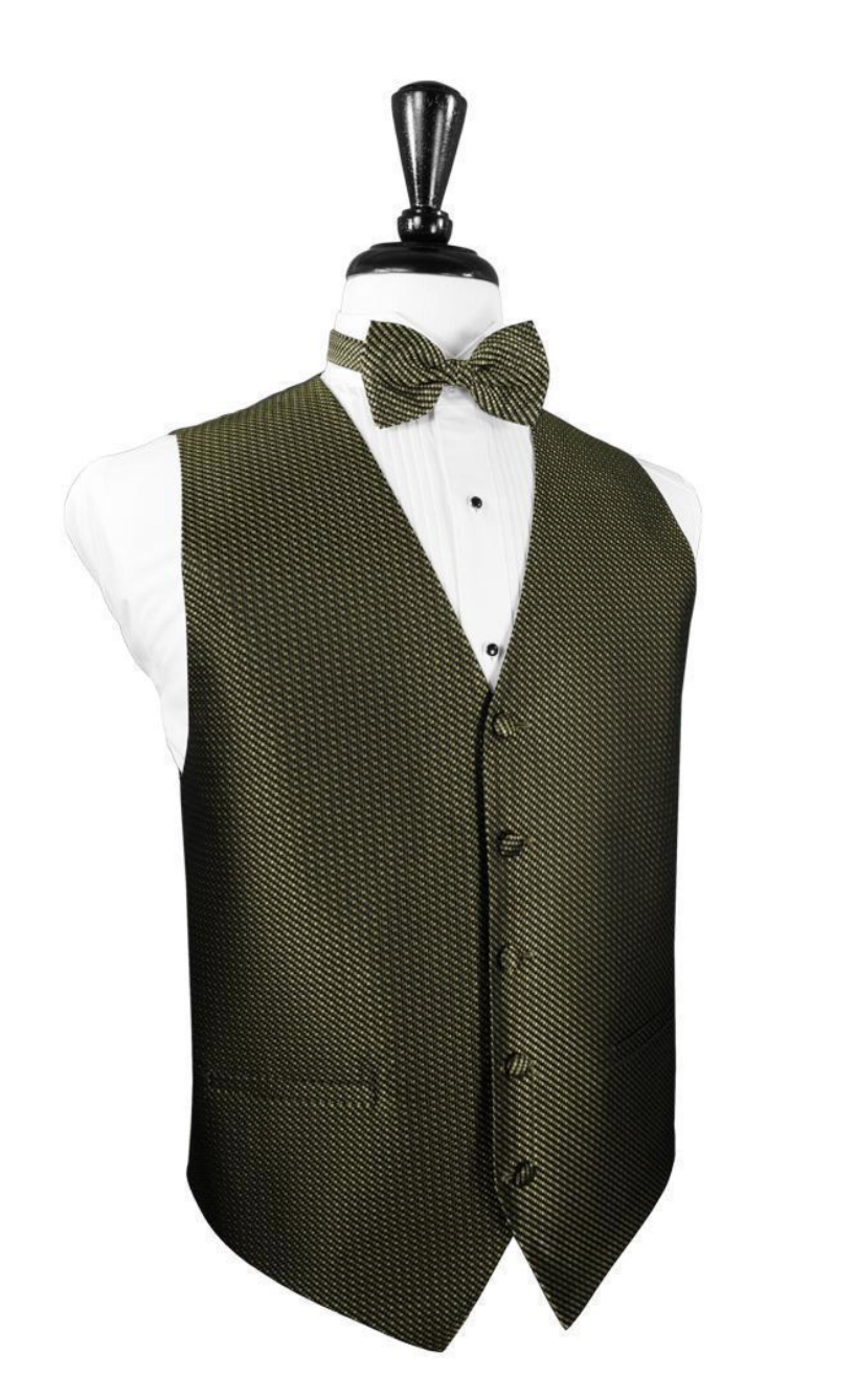 champagne tuxedo vest and tie