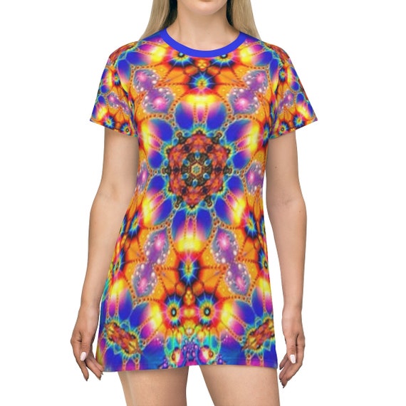 hippie t shirt dress