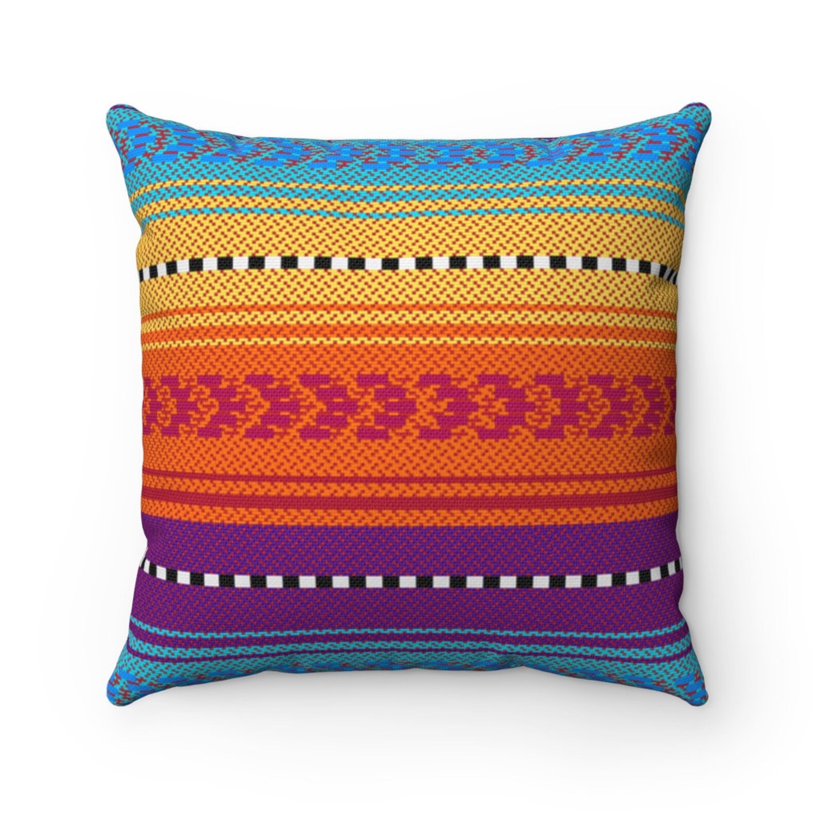 SOUTHWEST THROW PILLOW Spun Polyester Square Pillow Custom Etsy