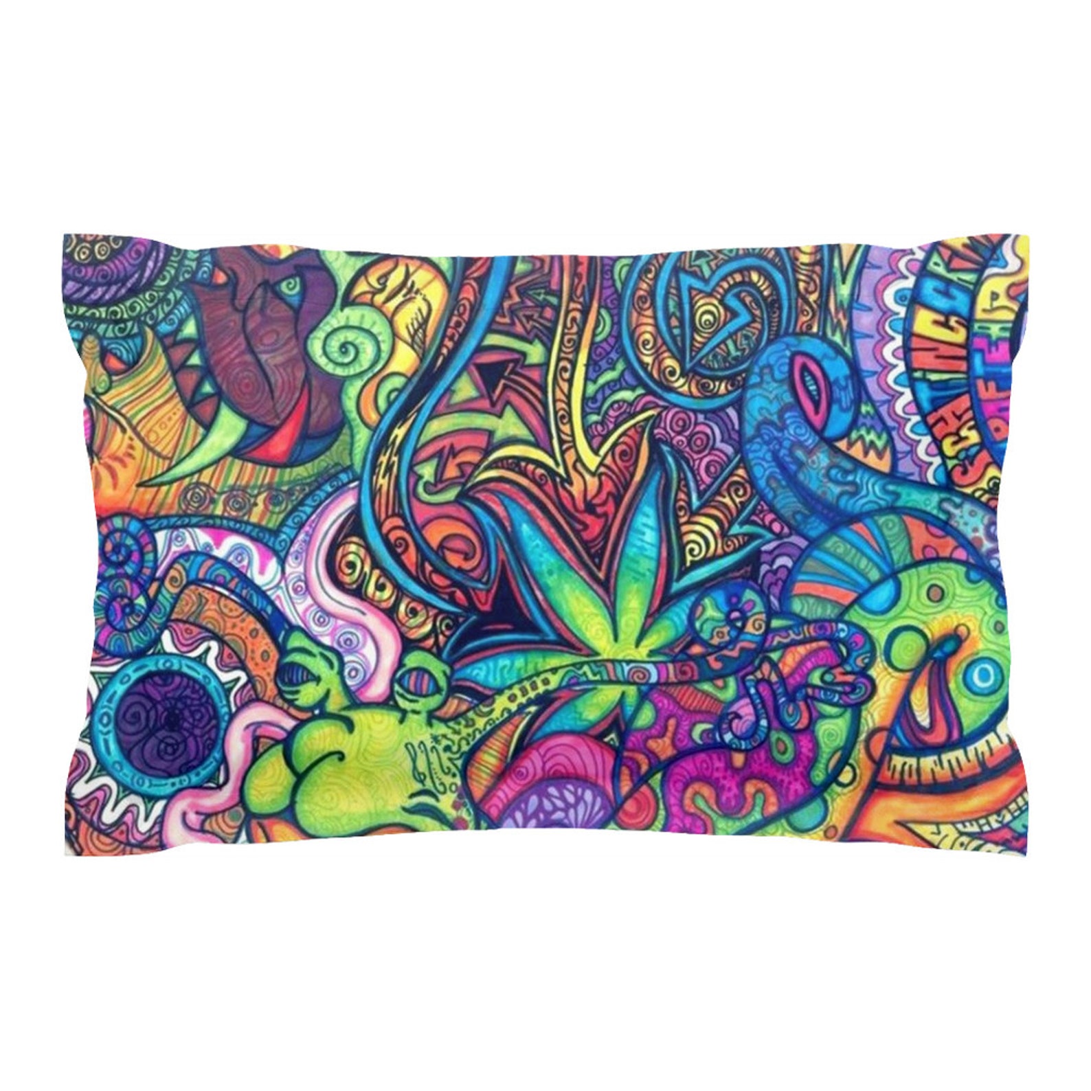 Hippie Pillow Shams Bohemian Hippie Bedroom Decor Custom Made Etsy