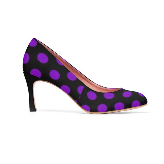 deep purple pumps