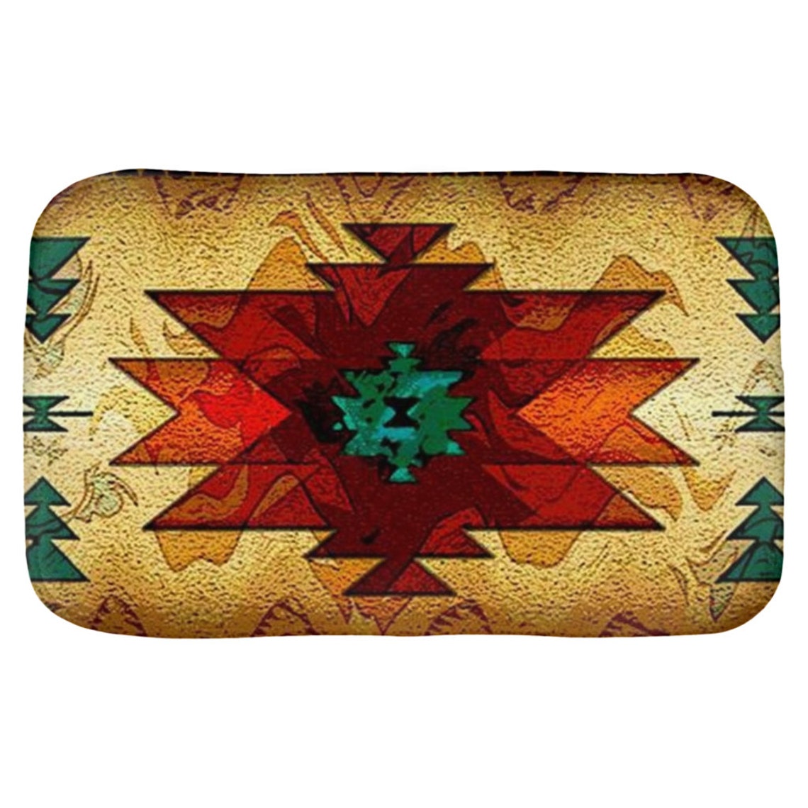 Southwest Bath Mats Santa Fe Bathroom Bath Mat Custom Made Etsy