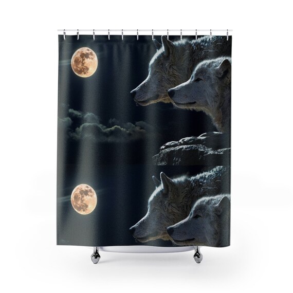 Wolf Shower Curtains Home Decor Wolves Bathroom Curtain Wolf Shower Curtains Home Decor, Wolf Shower Curtain
