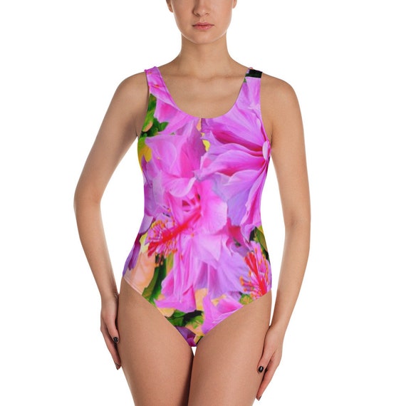 lavender one piece bathing suit