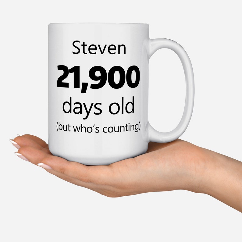 60th Birthday Gag Gift for Men or Women Personalized Funny Etsy