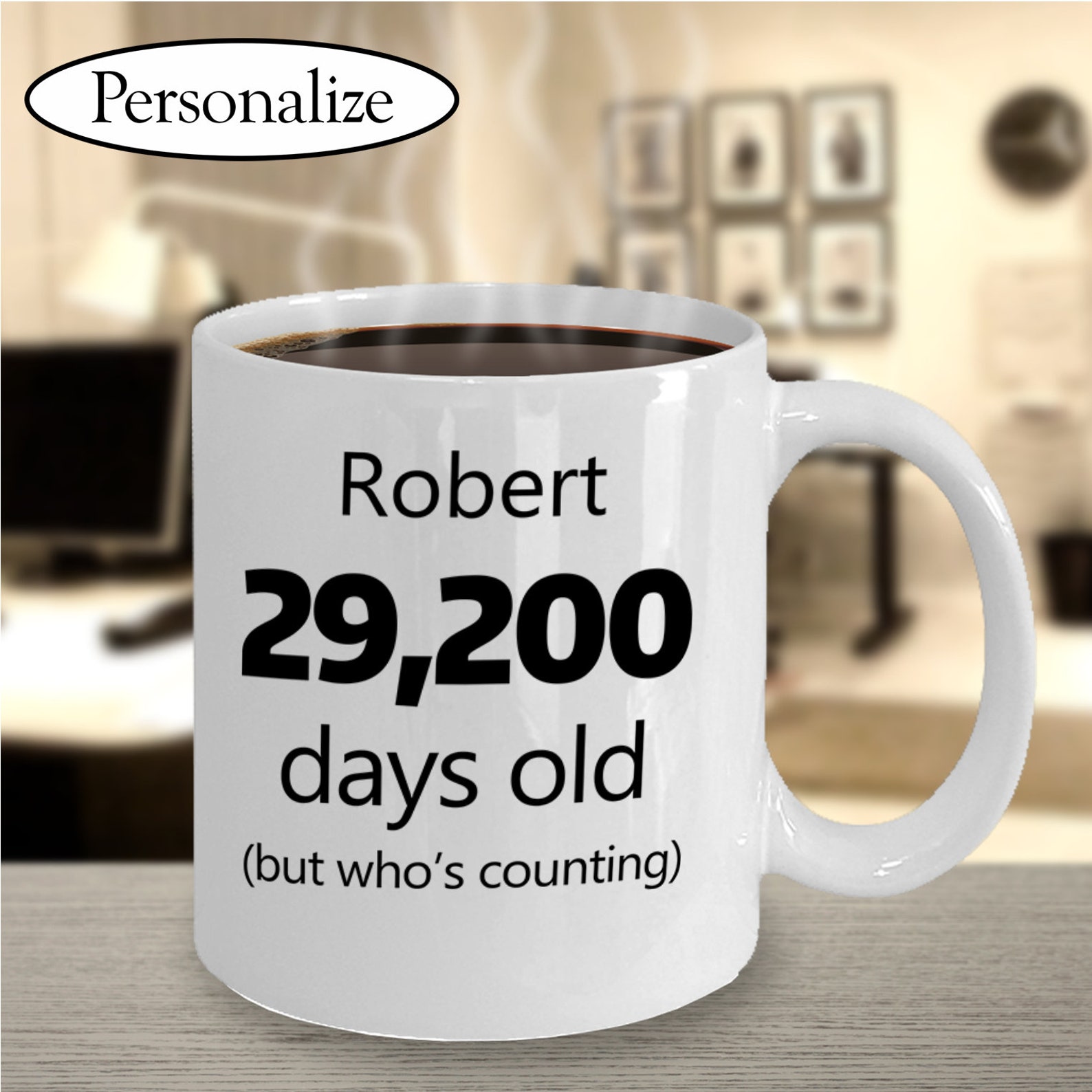 80th Birthday Gag Gift for Men or Women Personalized Funny Etsy