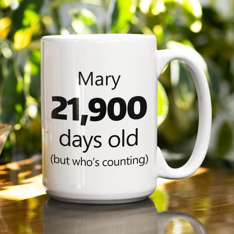 60th Birthday Gag Gift for Men or Women Personalized Funny Etsy