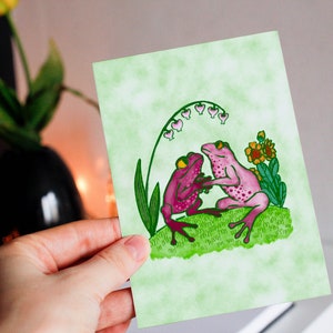 Froggy Love | Valentine's / Anniversary Card | Cute Frogs