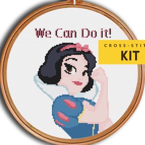 Jasmin Kreuzstich Kit Als Rosie Die Riveter Kreuzstich Disney Etsy