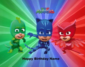 pj mask edible image