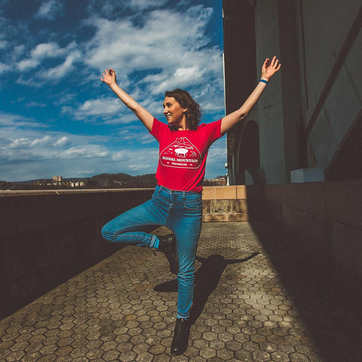 Signal Mtn. Spaceship House Tee Etsy