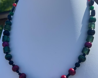 Collar unisex con cuentas inspirado en Juneteenth