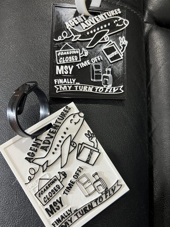 Agent Adventures Luggage Tag – Aviation Gift for Gate Agents