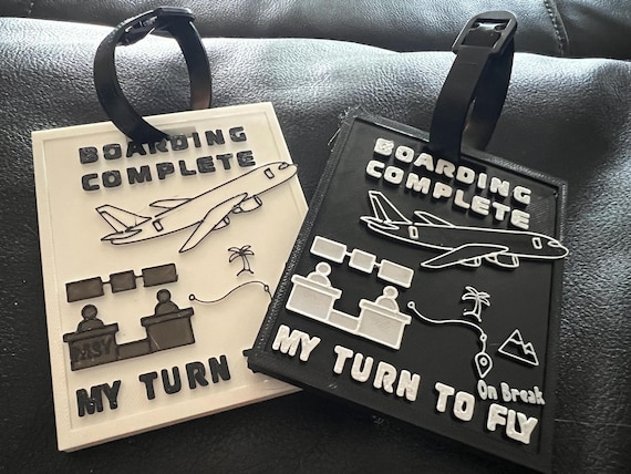 Boarding Complete- Gate Agent - Aviation Luggage Tag