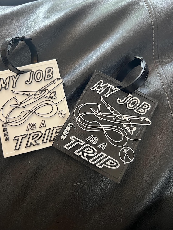 My Job Is A Trip - Aviation Luggage Tag
