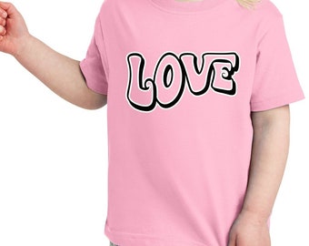 LOVE - 1John 4:8 - He who does not love does not know God for, God is Love - Toddler Fine Jersey Tee