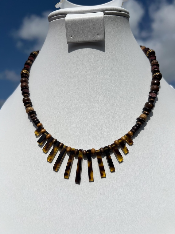 20” Handmade Unisex Wakanda Inspired Beaded Necklace