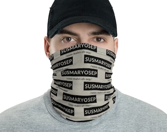 Susmaryosep Neck gaiter - Neck Warmer - Face Mask - Headband