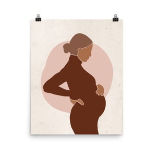 Maternity Art - Maternity Gift - Pregancy Art, 8x10, 16x20