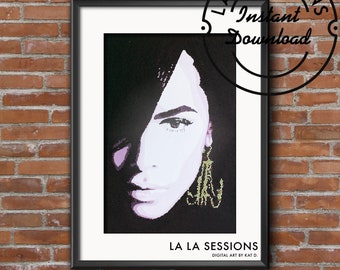 Aaliyah Poster - Digital Download - Aaliyah Print Aaliyah Wall Art Aaliyah Art Music Printable Chic Wall Art Music Poster Pop Music Wall Art