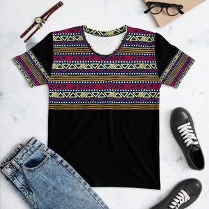 Womens Tribal Pattern Shirt - Aztec Pattern - Custom Shirt - Limited Edition