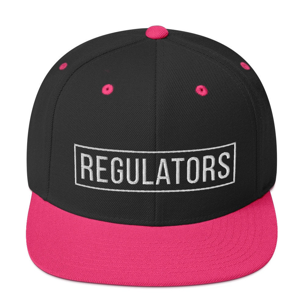 Regulators Snapback Hat Hip Hop Hat Embroidered Hat Etsy