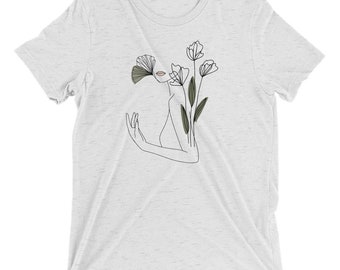 Boho Line Art Shirt - Abstract - Minimalist Shirt - Unisex