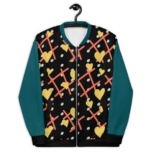 Abstract 90s Bomber Jacket - Limited Edition Jacket - Unisex Bomber Jacket