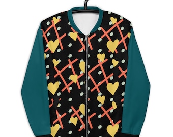 Abstract 90s Bomber Jacket - Limited Edition Jacket - Unisex Bomber Jacket