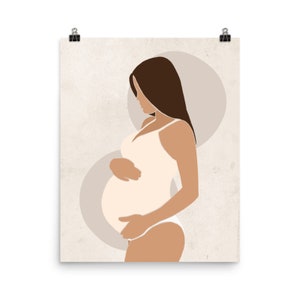 Maternity Art - Maternity Gift - Pregancy Art, 8x10, 16x20