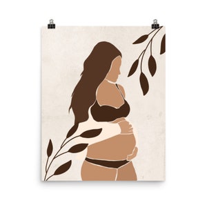Maternity Art - Maternity Gift - Pregancy Art, 8x10, 16x20
