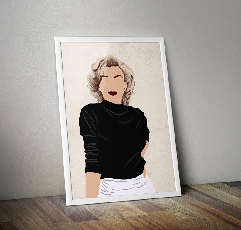 Marilyn Monroe Poster - Marilyn Monroe Art - Marilyn Monroe Print - 12×18, 24×36 