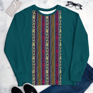 Custom Tribal Pattern Sweater - 90s Shirt - Limited Edition - Unisex