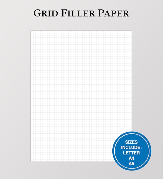 Grid Notebook Refill Comic Book Size | Hitotoki Note Series Grid Notebook Refill Comic Book Size | Hitotoki Note Series